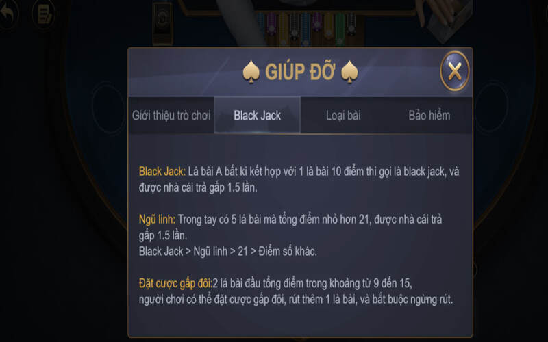 Quy tắc chơi game bài Xì Dách